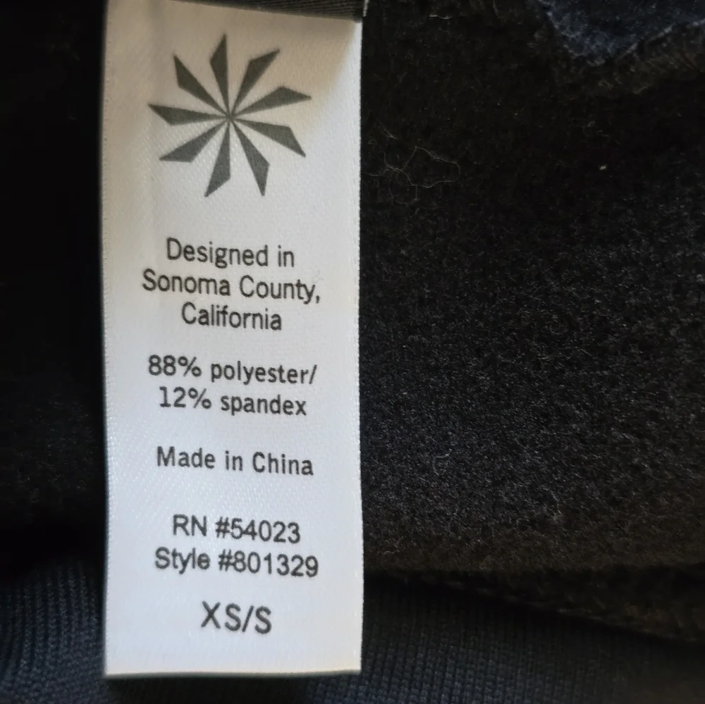 Athleta polartec measurements